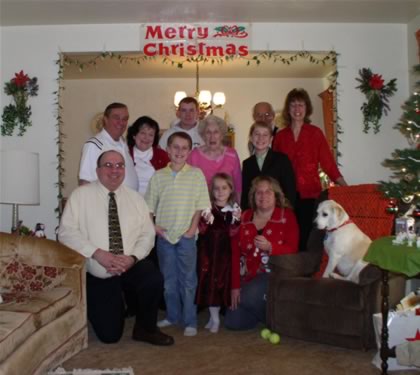 Aunt Rita and Uncle Syl's house Christmas 2008